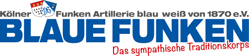 Kölner Funken-Artillerie blau-weiß von 1870